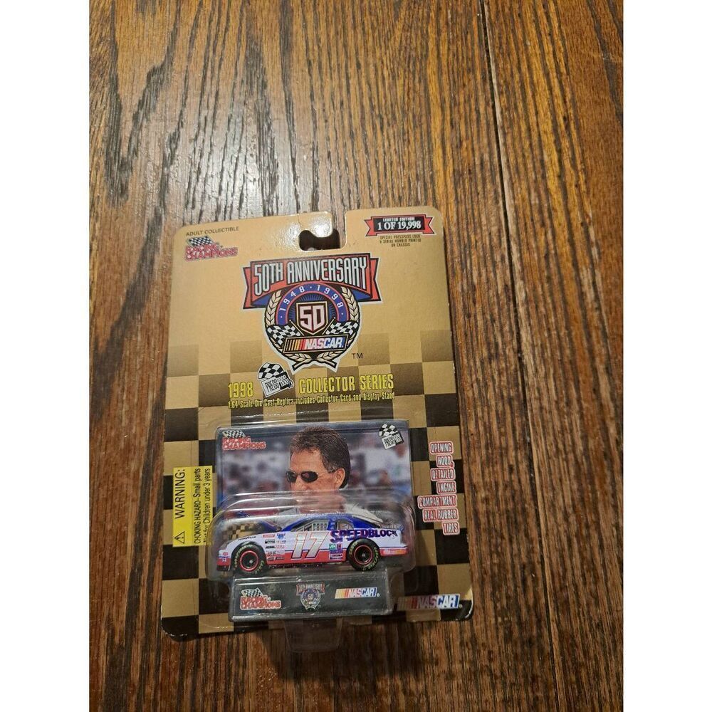 1998 Darrell Waltrip 17 NASCAR 50th Anniversary Diecast 1:64 in Package Race Car